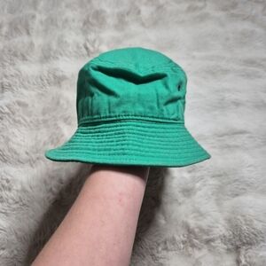 The Hat Depot Bucket Hat Kelly Green Cotton S/M Small Medium Streetwear Spring ✨